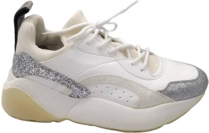 Stella McCartney Pre-owned Leather sneakers White Dames