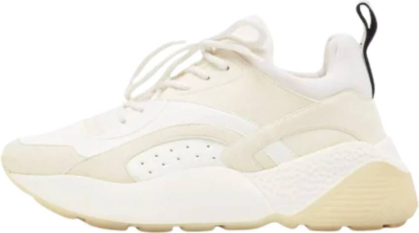Stella McCartney Pre-owned Leather sneakers White Dames