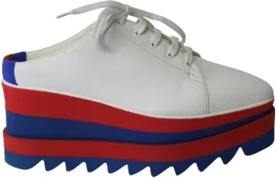 Stella McCartney Pre-owned Platte schoenen White Dames