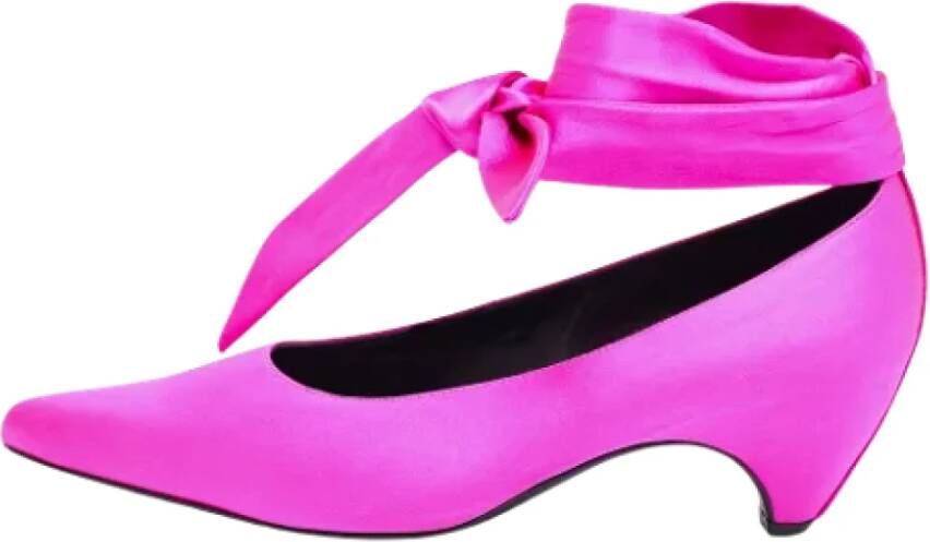 Stella McCartney Pre-owned Satin heels Pink Dames