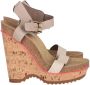 Stella McCartney Pre-owned Suede sandals Beige Dames - Thumbnail 1