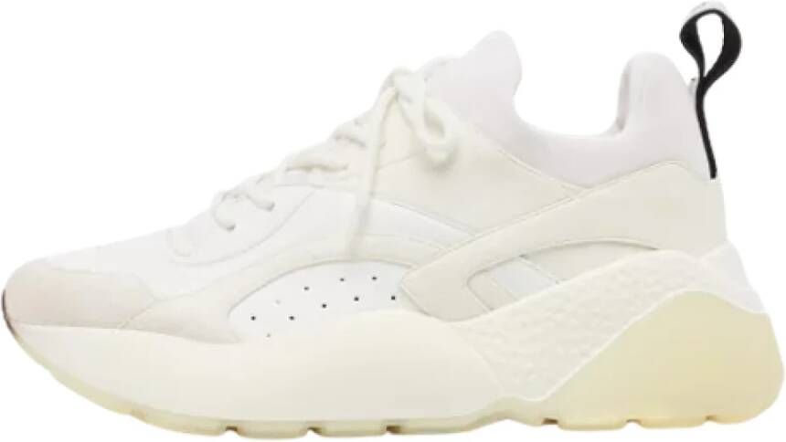 Stella McCartney Pre-owned Suede sneakers White Dames