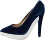 Stella McCartney Pre-owned Velvet heels Blue Dames - Thumbnail 1