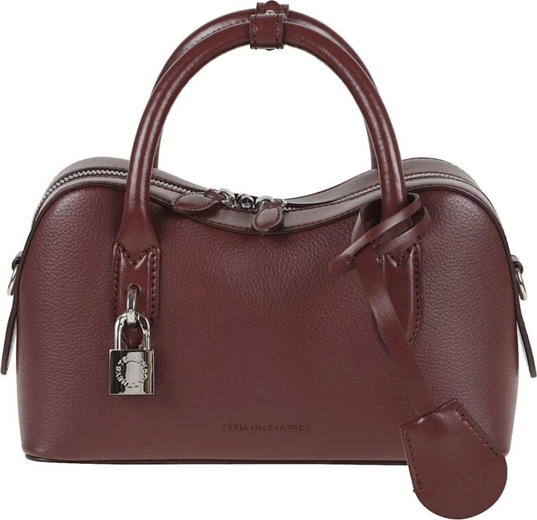 Stella McCartney Rode Crossbody Tas met Metalen Slot