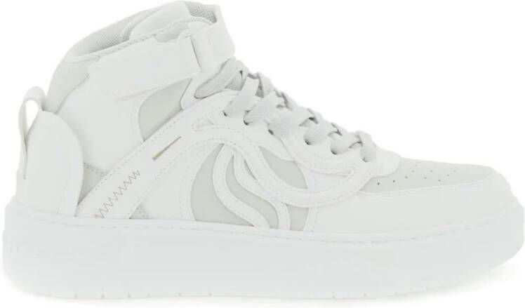 Stella Mccartney Sneakers Ice Coloured S Wave 2 High-Top Sneakers in wit