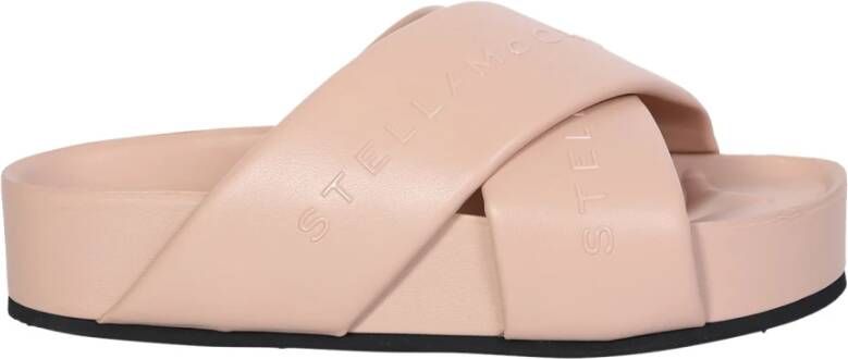 Stella Mccartney Blush Pink Platform Slides Pink Dames