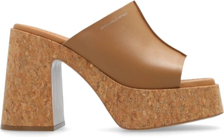 Stella Mccartney Skyla platform mules Beige Dames