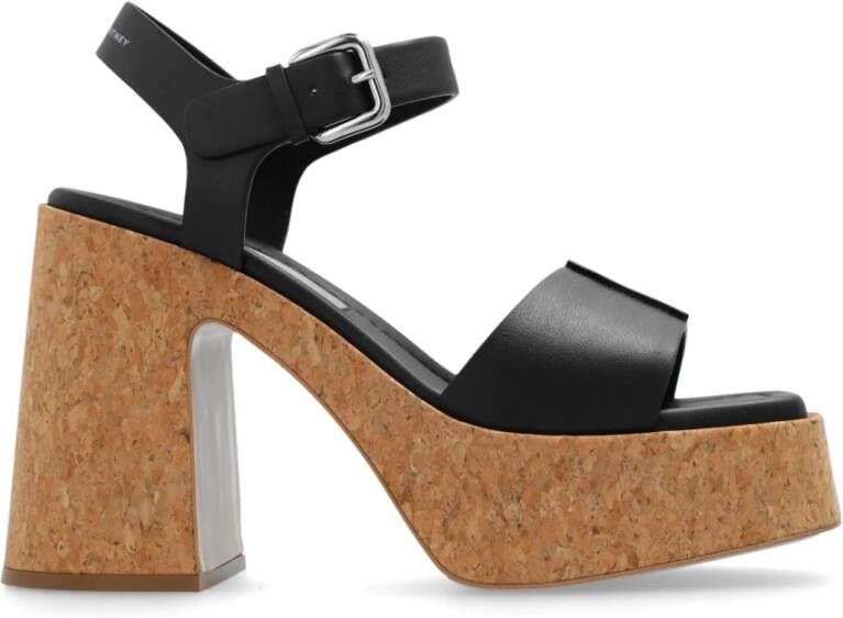 Stella Mccartney Skyla platform sandalen Black Dames