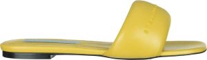 Stella Mccartney Sandalen Sandals Slides with Logo in yellow