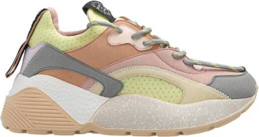 Stella Mccartney Sportschoenen met textielvoering Beige Dames