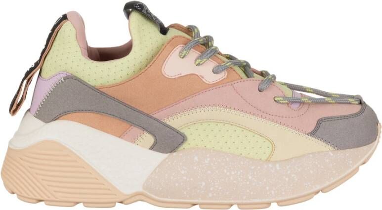 Stella Mccartney Sportschoenen met textielvoering Beige Dames