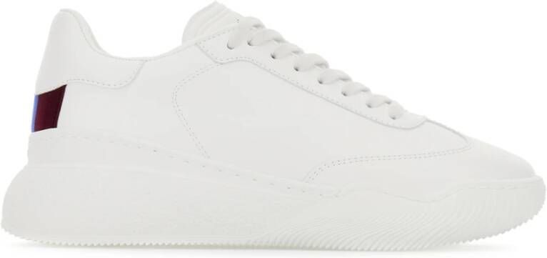 Stella Mccartney Beige Modieuze Sneakers met Ronde Neus en Veters Beige Dames