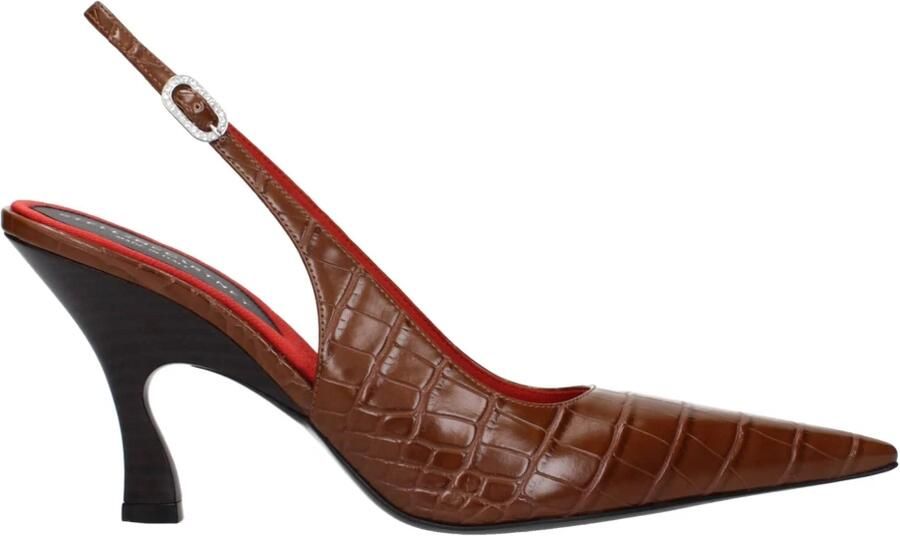 Stella McCartney Bruine Leren Pumps met Hoge Hak - Foto 2