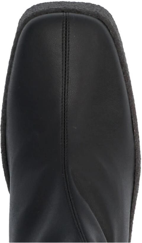Stella Mccartney Zwarte elastische eco-leren laarzen met vierkante neus Black Dames - Foto 3