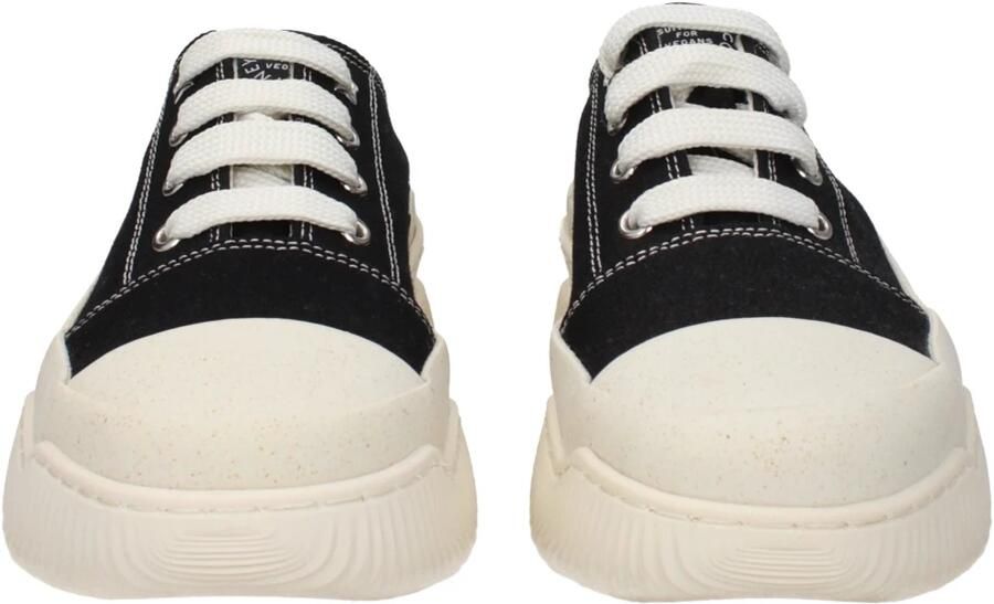 Stella McCartney Zwarte stoffen sneakers met logo - Foto 2