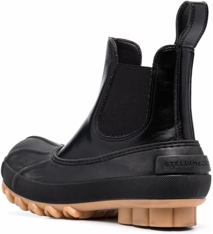 Stella Mccartney Zwarte synthetische Duck City Chelsea laarzen Black Dames - Foto 3