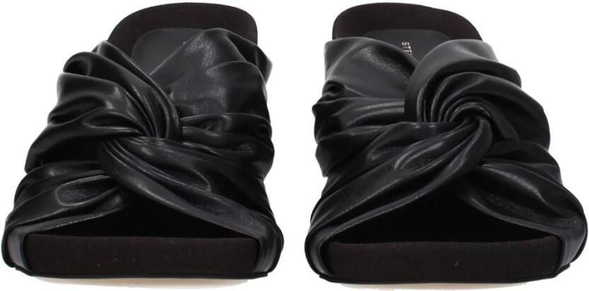 Stella McCartney Eco Leren Mid Heel Sandalen