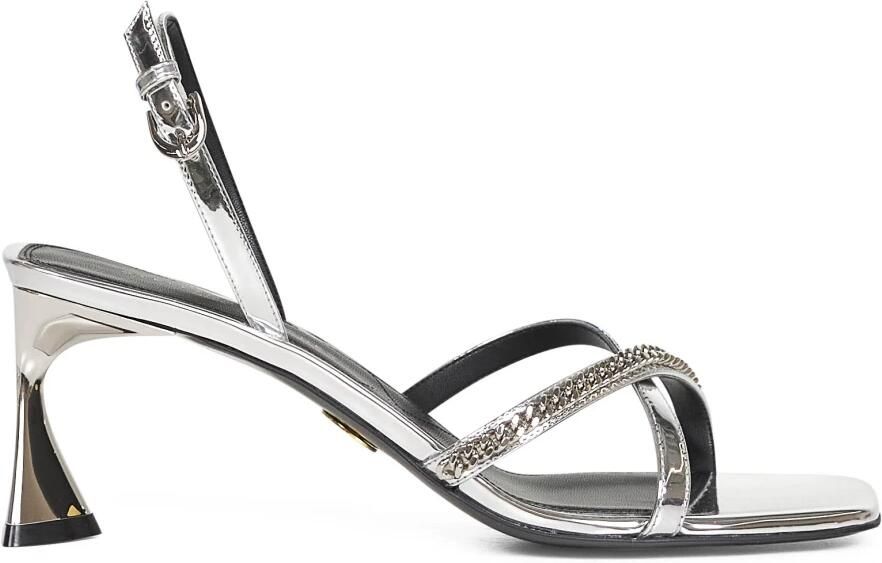 Stella McCartney Elsa Metallic Sleehak Sandalen