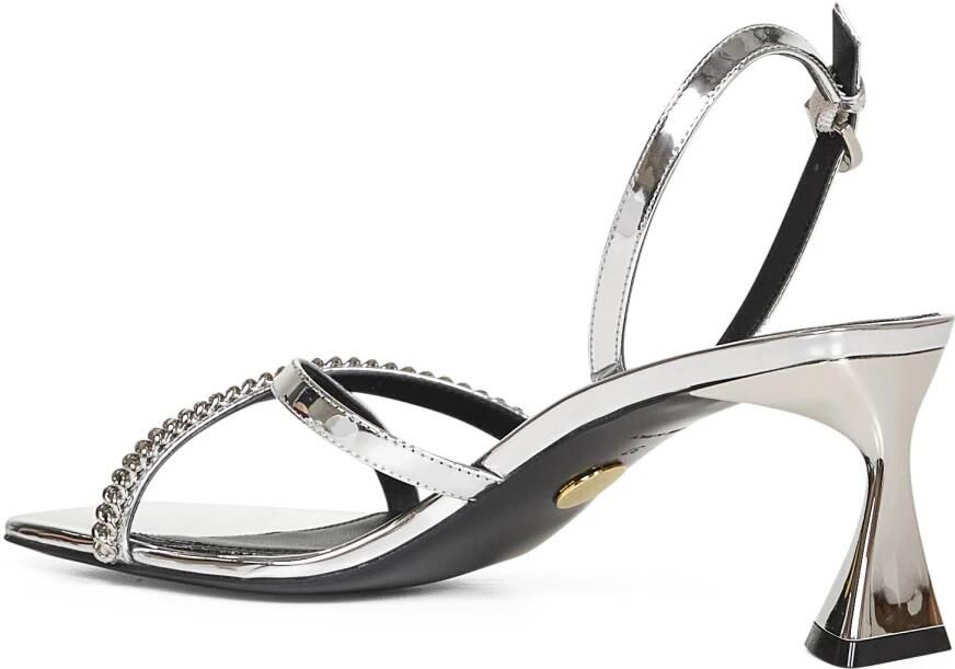 Stella McCartney Elsa Metallic Sleehak Sandalen - Foto 2