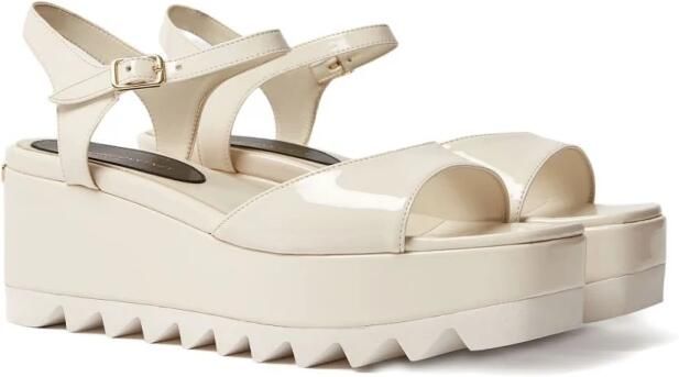 Stella McCartney Elyse Patent Platform Sandalen - Foto 2