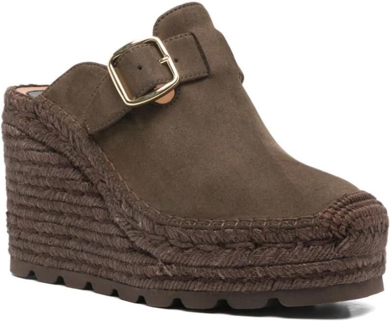 Stella McCartney Gaia Suède Clogs - Foto 3