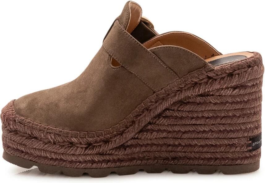 Stella McCartney Gaia Suede Clogs - Foto 3