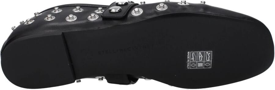 Stella McCartney Zwarte Ballerina's met Zilveren Studs - Foto 2