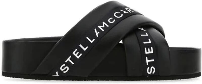 Stella Mccartney Logo Pantoffels met Contrastdetail Black Dames - Foto 3