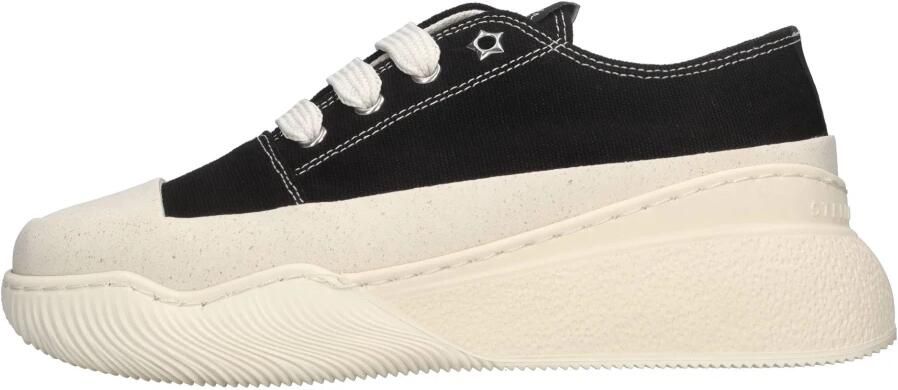 Stella McCartney Zwarte stoffen sneakers met logo - Foto 5