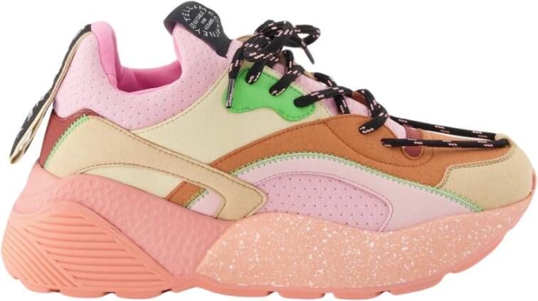 Stella Mccartney Multicolor Veterschoenen Pink Dames