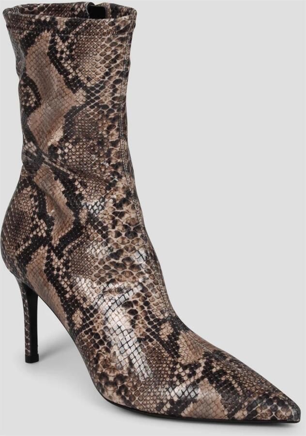 Stella McCartney Python Print Enkellaarsjes met Hak - Foto 2