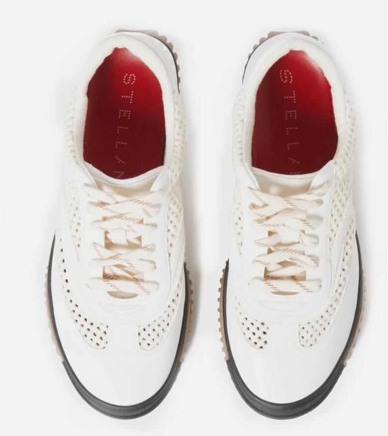 Stella McCartney S-Wave Sport Mesh Paneled Sneakers