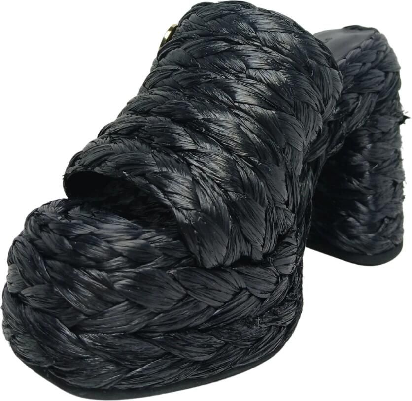 Stella McCartney Sandali Rafia - Foto 2