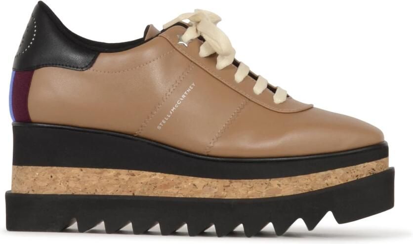 Stella Mccartney Sneak-Elyse' Wedges in bruin