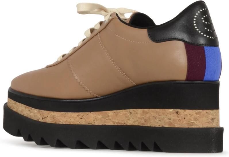 Stella Mccartney Sneak-Elyse' Wedges in bruin - Foto 2