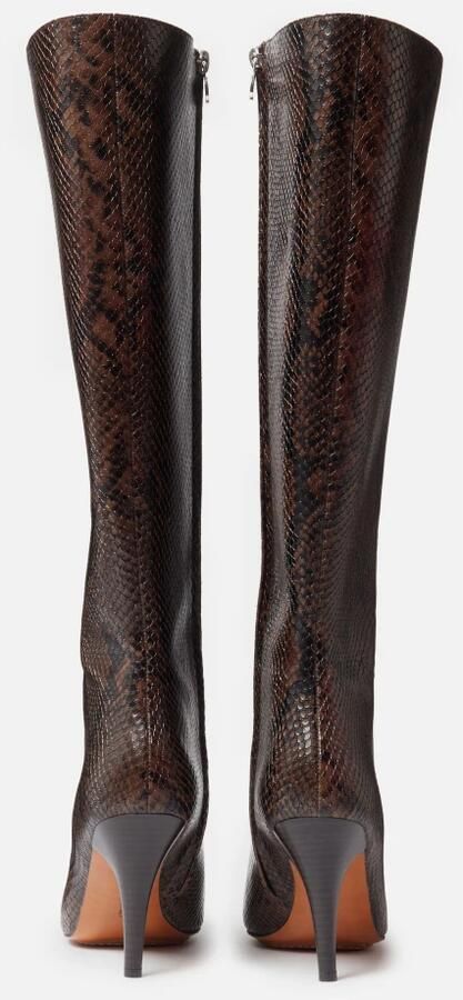 Stella McCartney Square-Toe Snake Knee-High Stiletto Laarzen - Foto 2