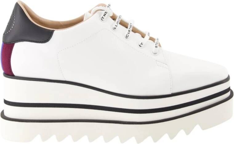 Stella Mccartney Vegan Leren Veterschoenen White Dames