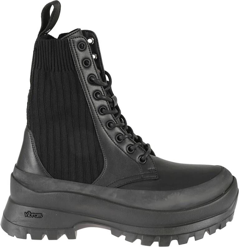 Stella Mccartney Trace Sm35A Boots in Black leather Zwart Dames