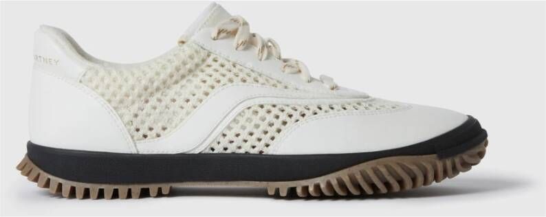Stella McCartney Witte S-Wave Sneakers met Piñayarn Mesh