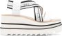 Stella McCartney Witte Sandalen met Hoekige Vierkante Neus - Thumbnail 1