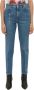 Stella McCartney Witte Slogan Geborduurde Denim Jeans - Thumbnail 1
