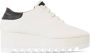 Stella McCartney Witte Veterschoenen met Plateauzool - Thumbnail 1