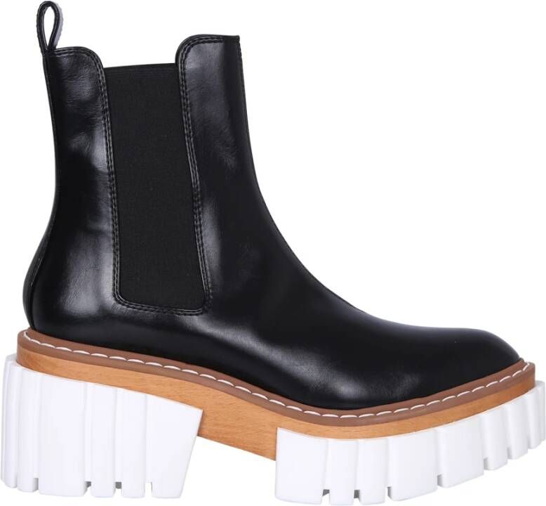 Stella McCartney Zwarte enkellaarzen voor vrouwen