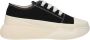 Stella McCartney Zwarte stoffen sneakers met logo - Thumbnail 1