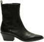 Steve Madden Zwarte leren enkellaarzen Kendal Black Dames - Thumbnail 1