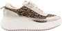 Steve Madden Emporia suède sneakers met panterprint beige bruin - Thumbnail 3