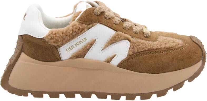 Steve Madden Supercampo-f Sneakers Bruin - Foto 4