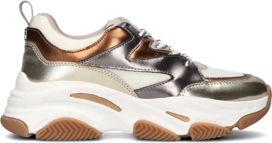 Steve Madden JProgsessive chunky sneakers zilver goud Meisjes Imitatieleer 32 - Foto 2