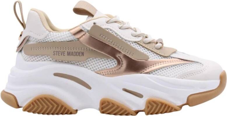 STEVE MADDEN Possession-E coconut milk Beige Synthetisch Lage sneakers Dames - Foto 3
