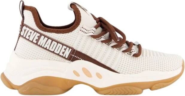 Steve Madden Casual Sneaker Wit Bruin